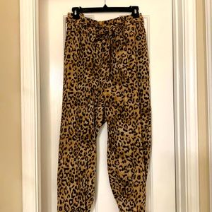 Torrid brand Cheetah polyester pants